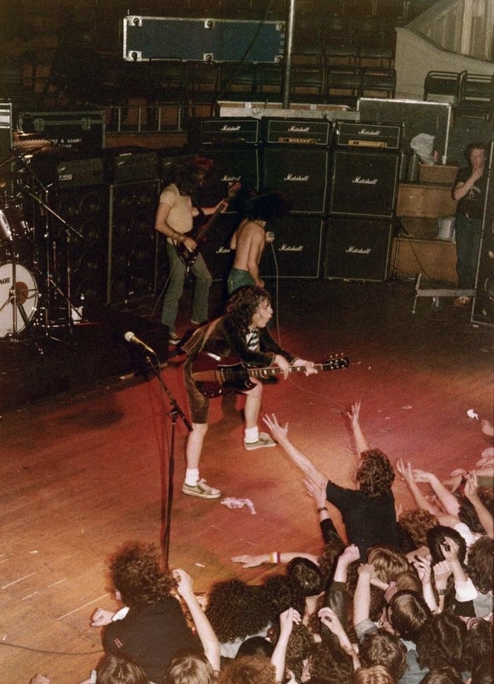 A Sea of Leather and Denim