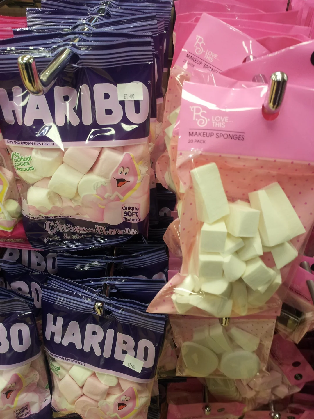 Doing your makeup with a marshmallow doesn't sound half bad.