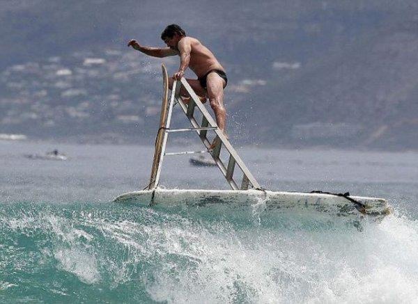 Surf’s Up! Ladder’s Down!