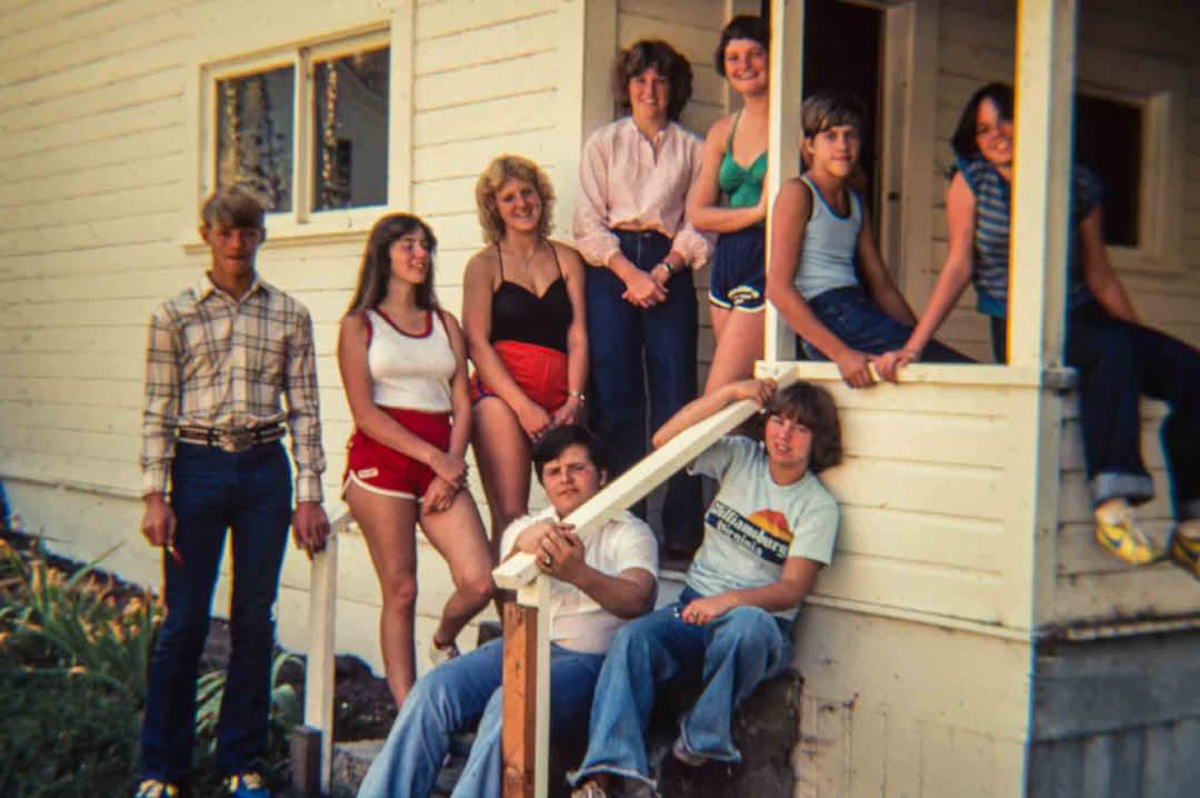 Summer afternoons were spent like this.