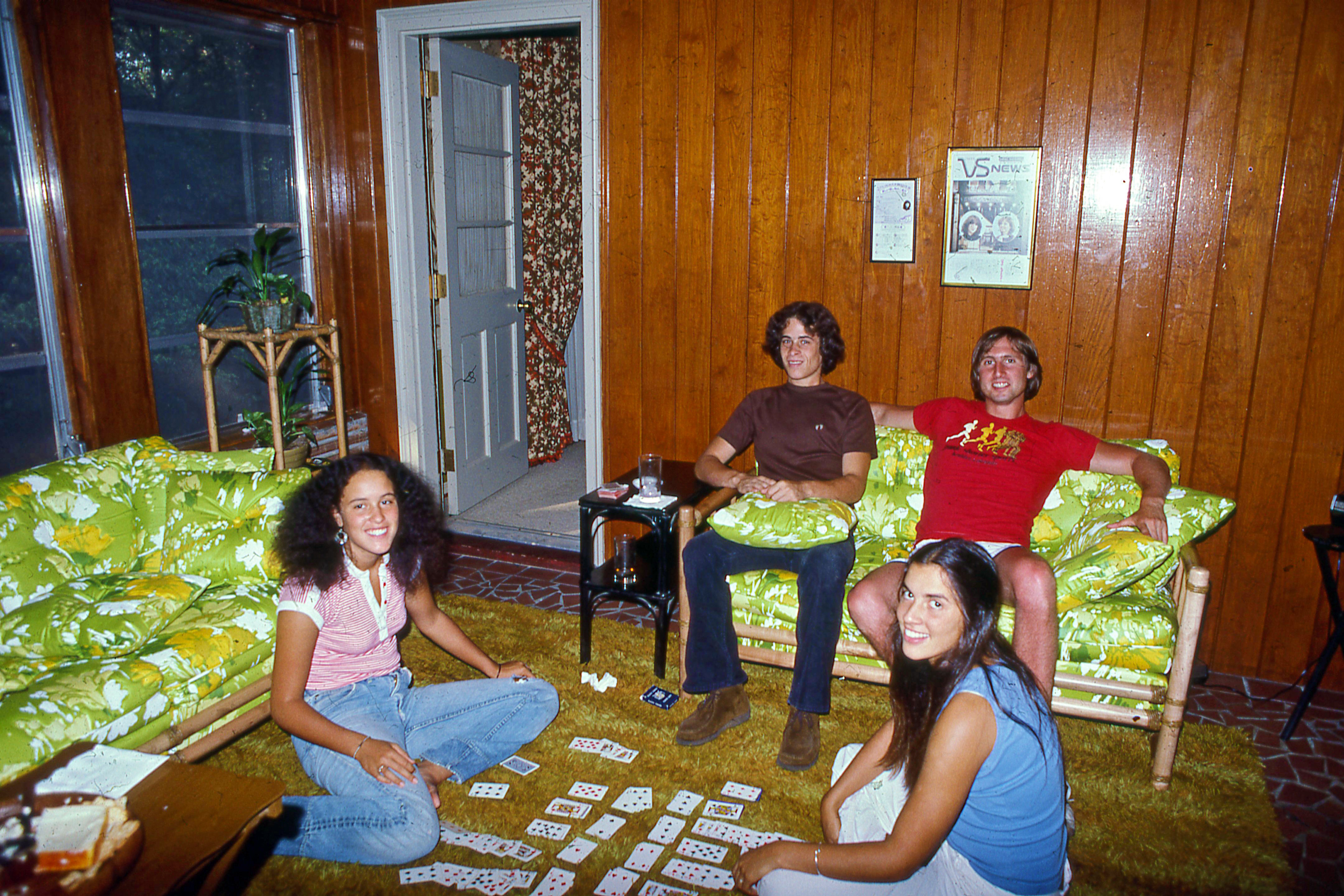 Card games were what made the night special.