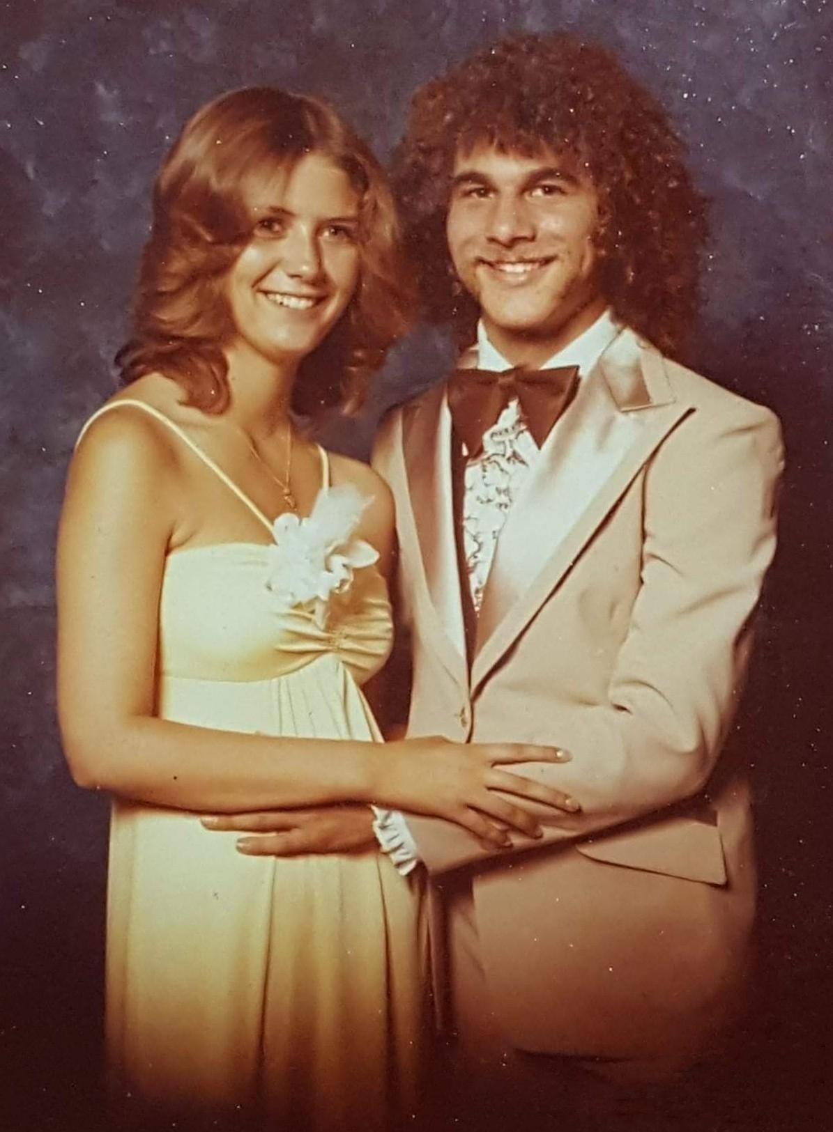 70s prom night magic.