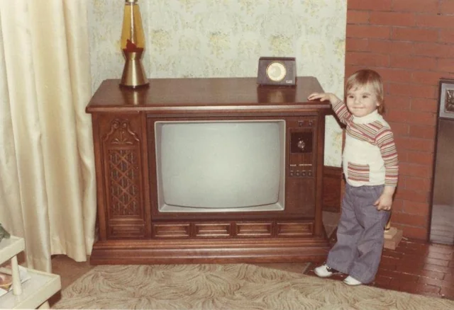When the family TV was fine art.