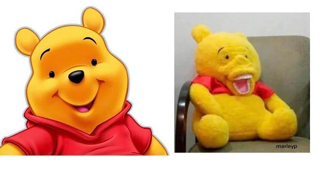 This is not the Winnie Pooh we remember.