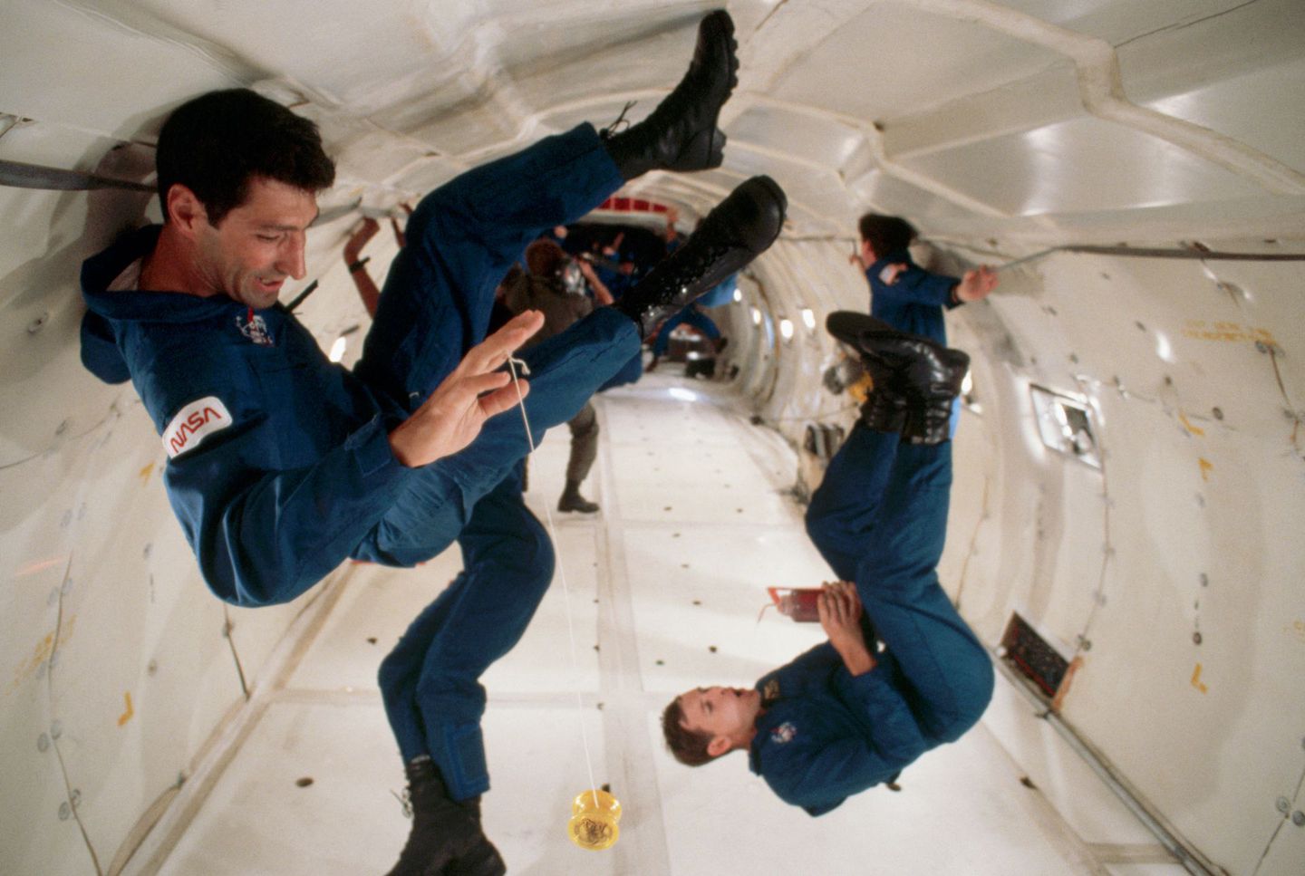 The stunts astronauts had to pull in zero gravity were next level cool.