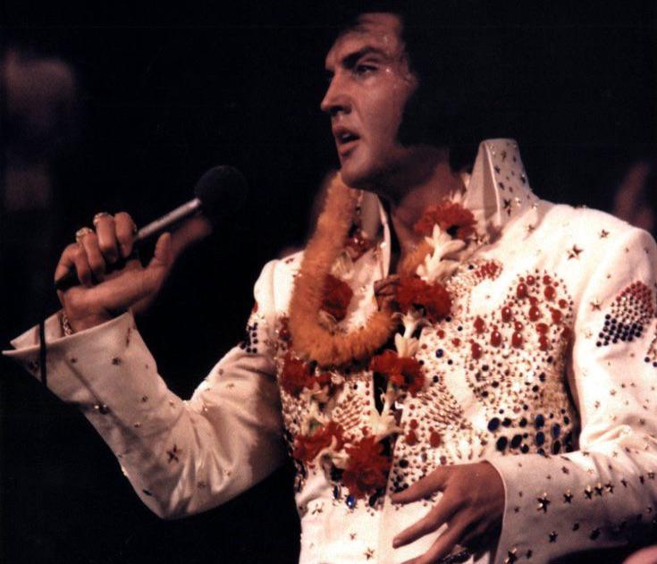 Elvis Presley's Aloha From Hawaii broadcast was the first live satellite concert.