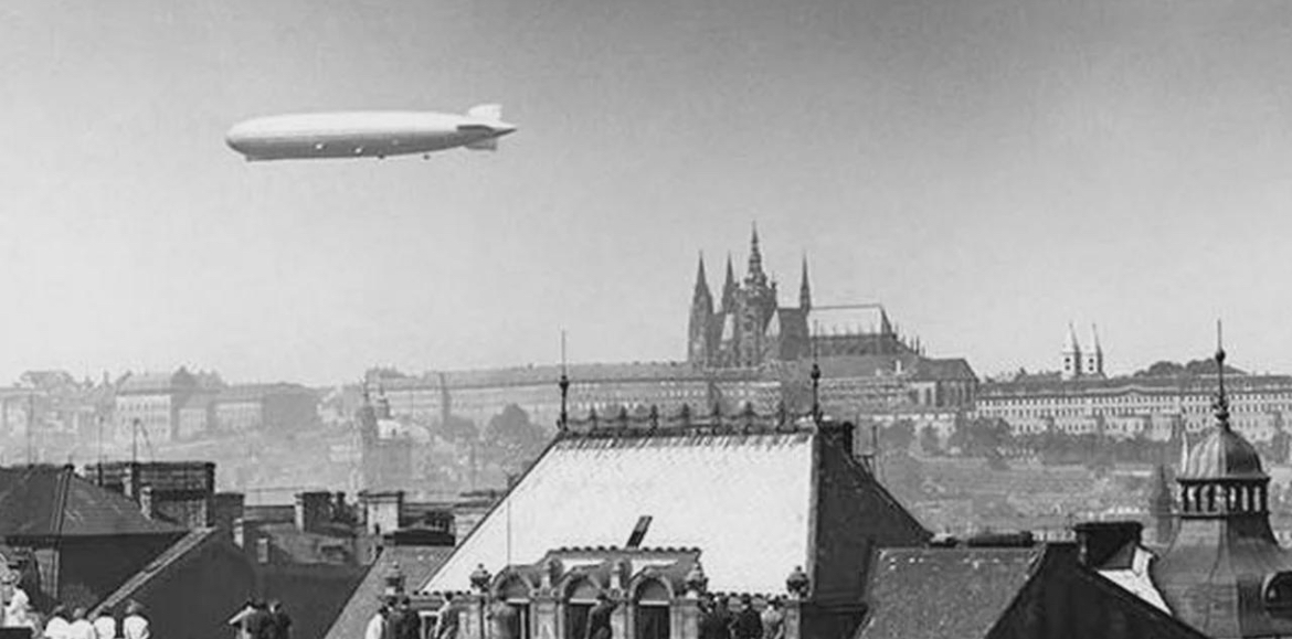 Zeppelin Over Prague: A Sky Giant in 1930