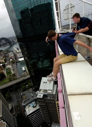 What if he has to sneeze or something?