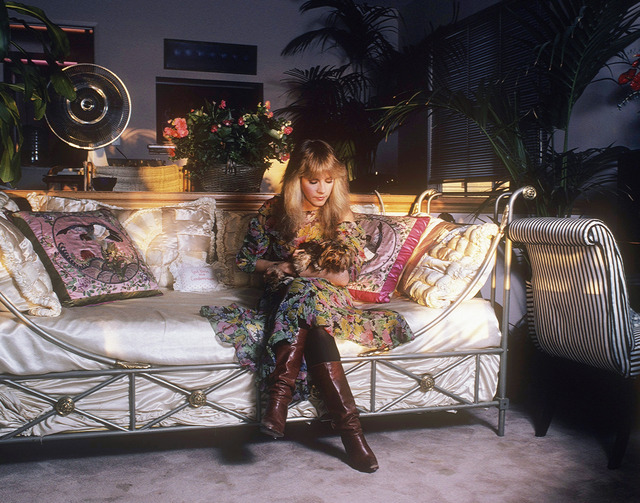 Surrounded by the golden light.