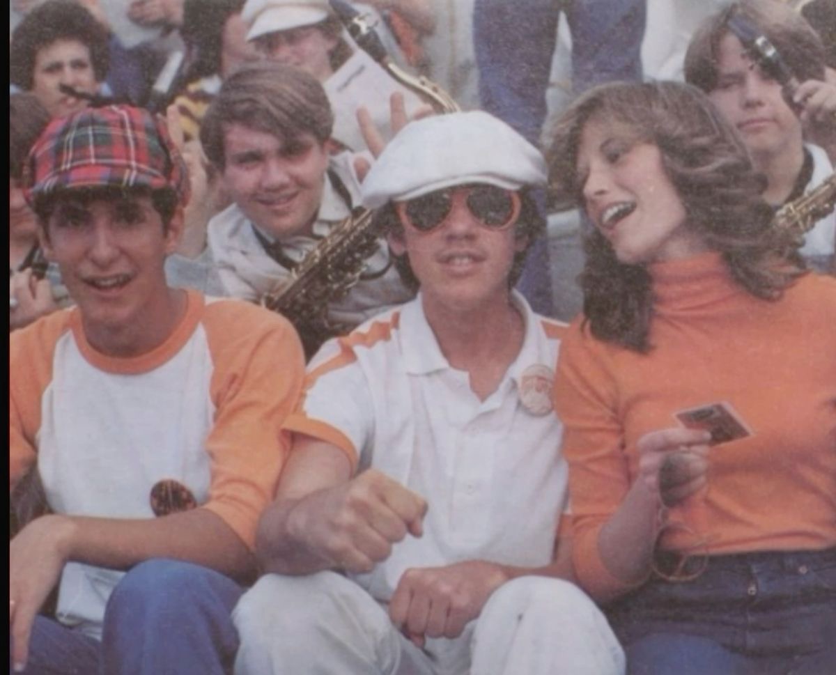 Strangely Dressed Guy at the Game. Is That a Beret?