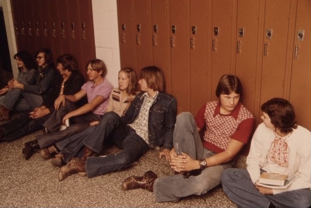 Hallway Hangout. No One's Talking to You.