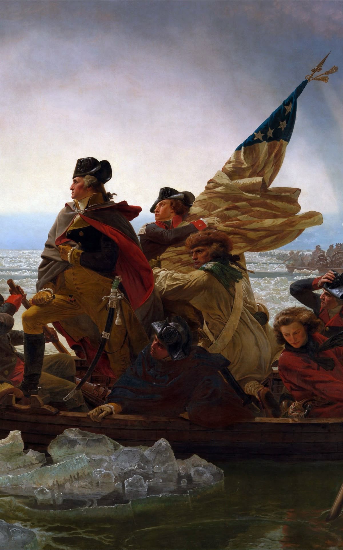 George Washington Crossing the Delaware (December 25, 1776)
