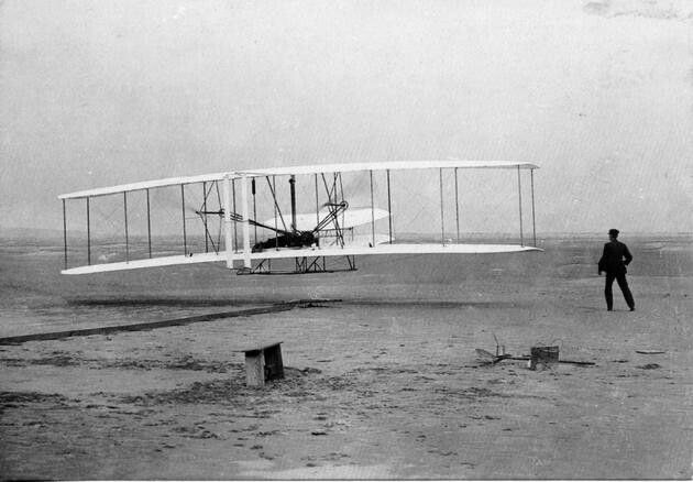 The Wright Brothers’ First Flight (December 17, 1903)