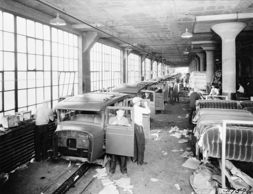 Invention of the American Assembly Line (1913)
