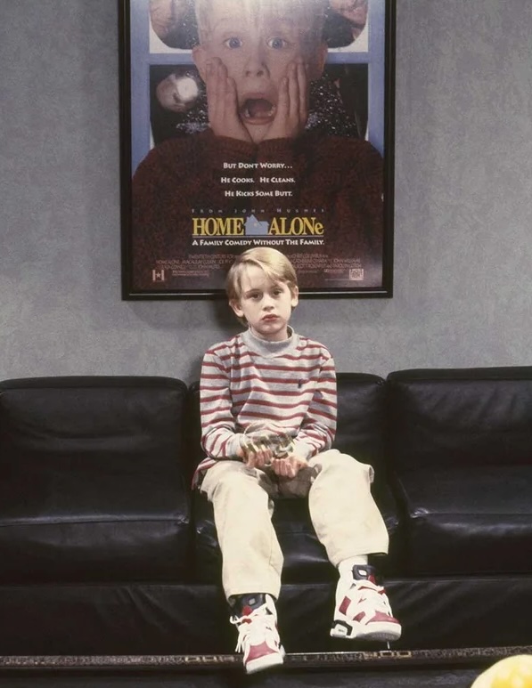 Macaulay Culkin as Kevin McCallister in Home Alone