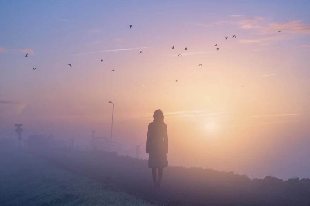 The sunrise that resembles a dream.