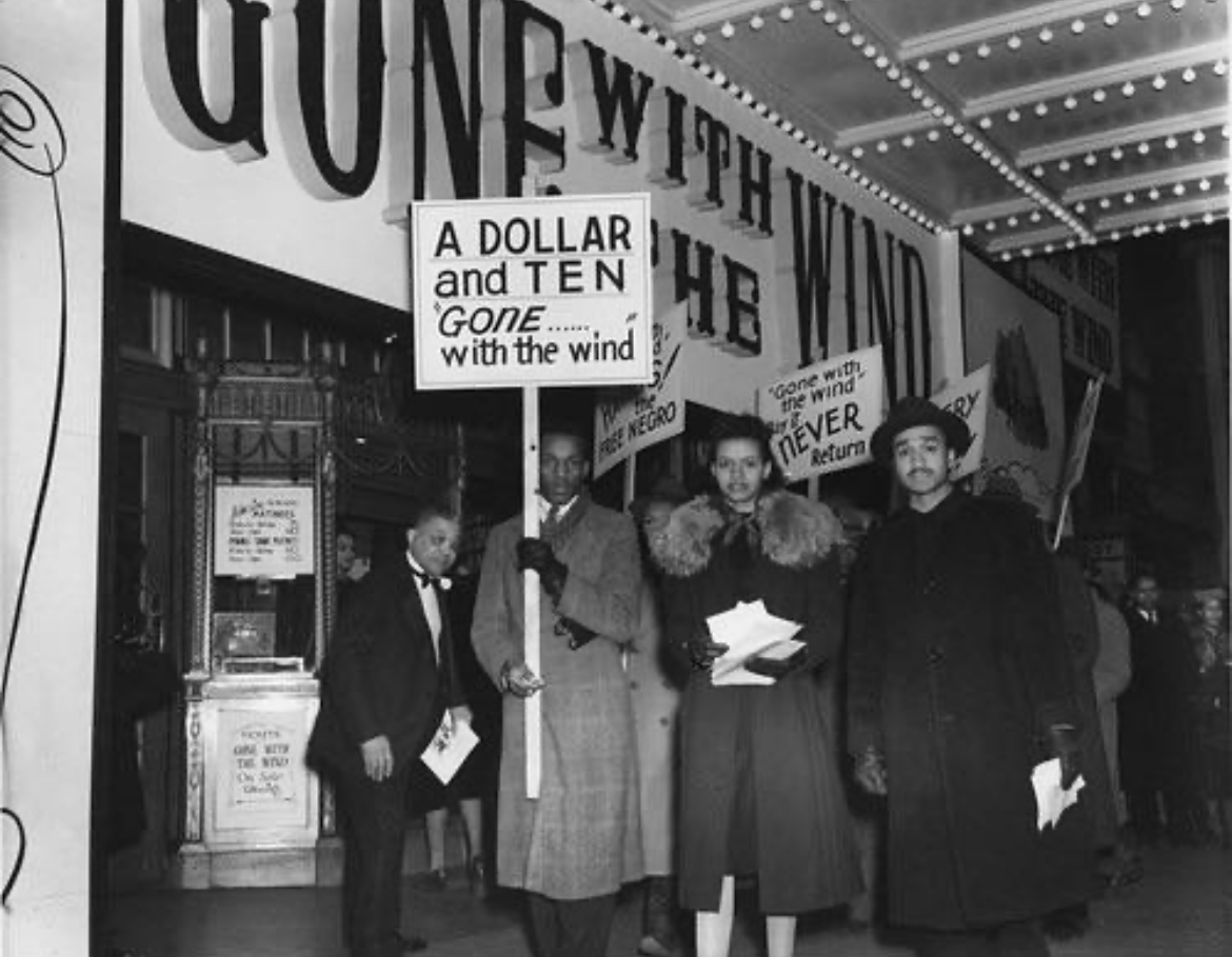 Gone With the Wind... and the Protesters, 1940