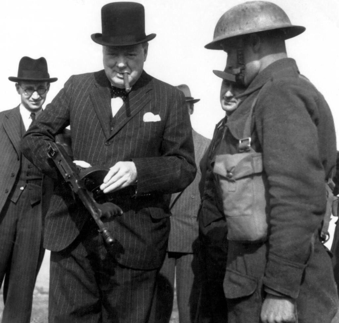 Winston Churchill Goes Full Action Hero, 1940