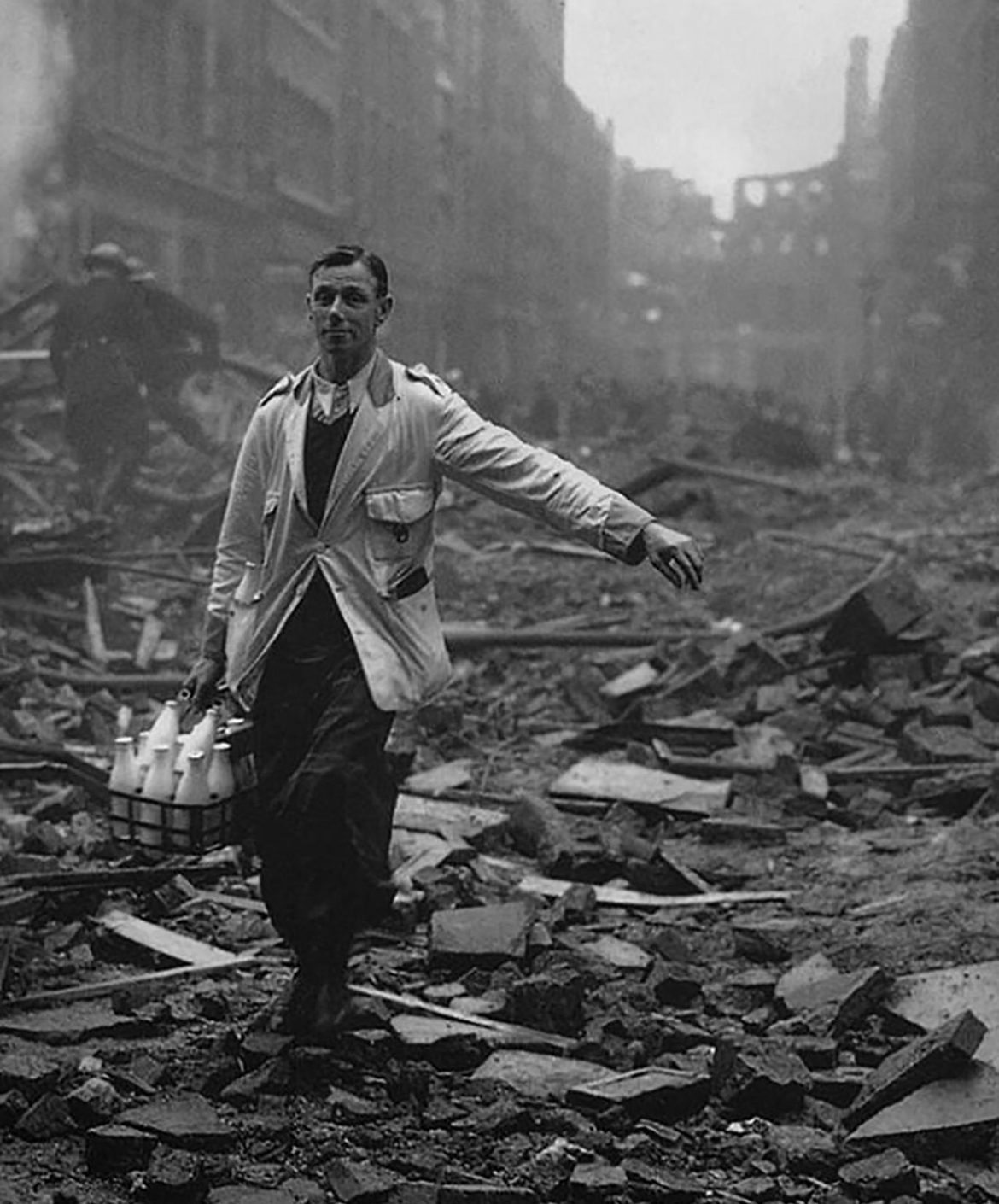 Delivering Milk Through the Blitz, 1940