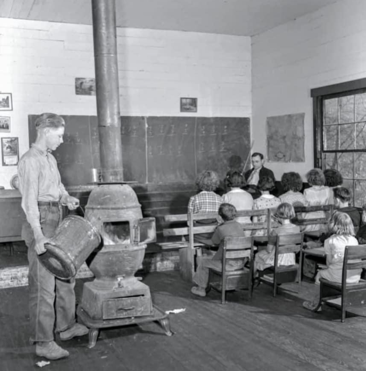 Heating Classrooms, One Bucket at a Time: Tennessee, 1940