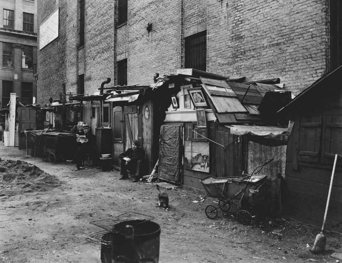 Life in a Hooverville: NYC, 1935