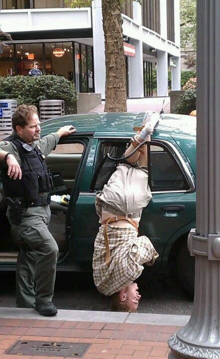 Handcuffs, Whole Body Out Window: Escape Artist’s Classic