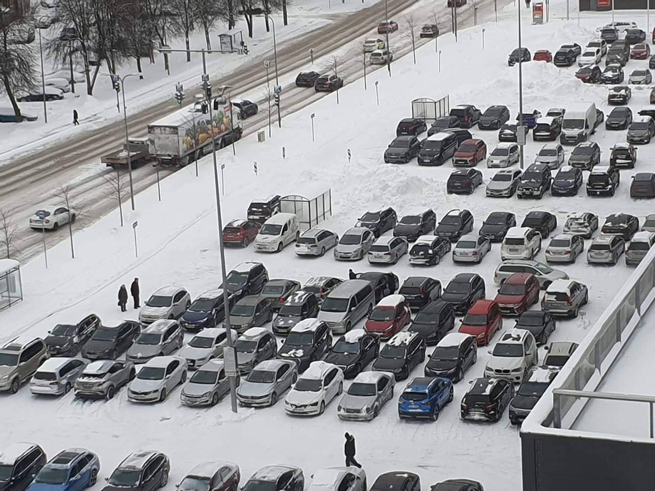 Real life Tetris but you can never win.