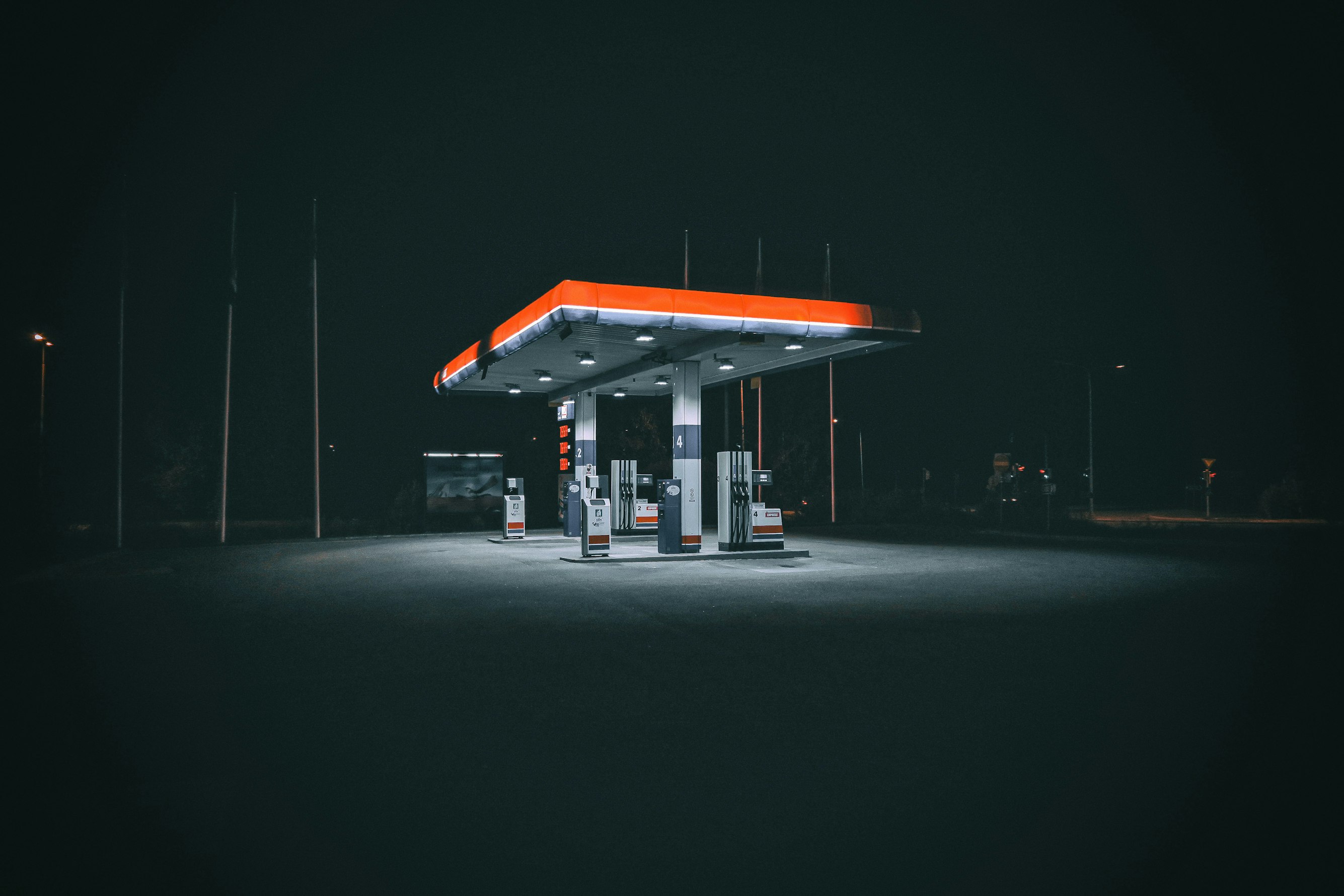 The vanishing gas station