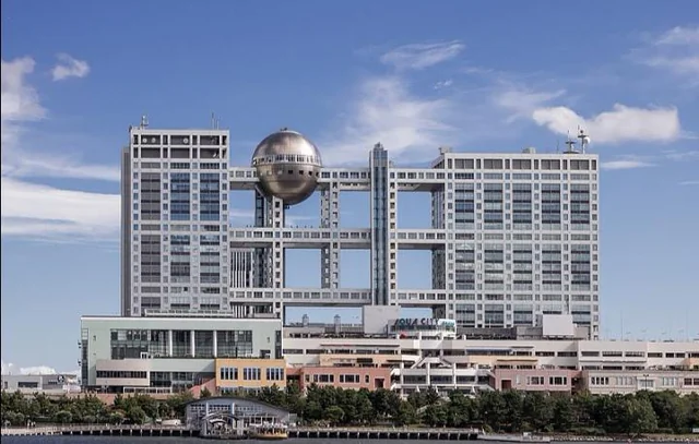 The Fuji TV building shows how they really tried to make the futuristic dream real.