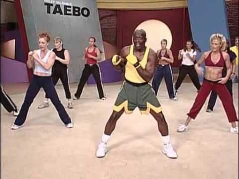 Created by martial artist Billy Blanks. Although its boom was in the early 90s, it already existed before. Blending taekwondo, boxing, and dance into one fast-paced workout.