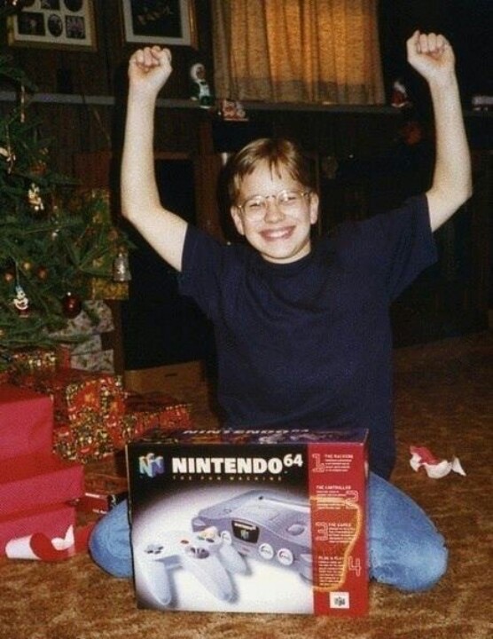 Peak joy. Everything after this was downhill.