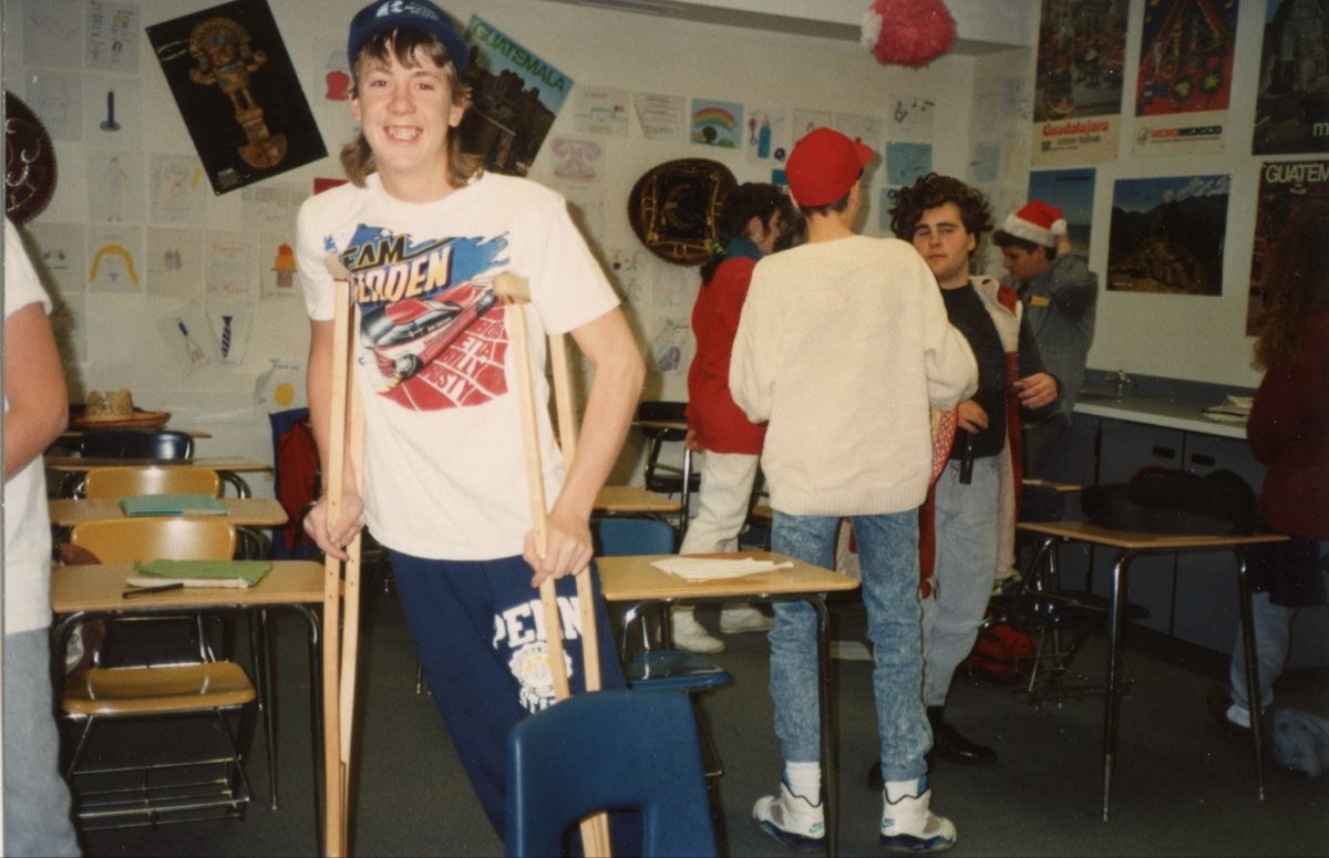 Injured, But Still Showed Up For The Test