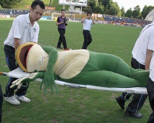 Kermit Down at Midfield
