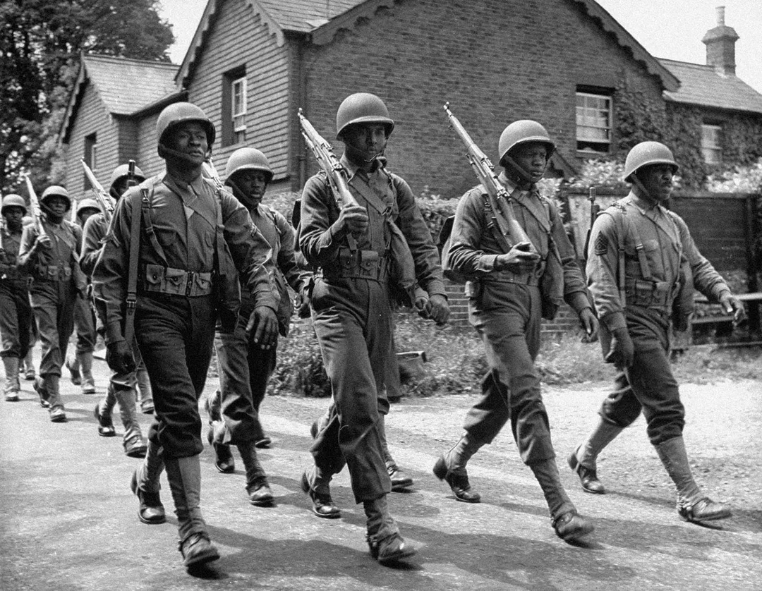 One of the first African American units sent to Europe.