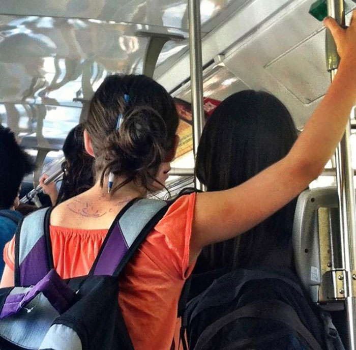 Neck that doubles as a diary.