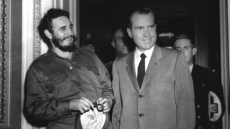 Fidel Castro and Richard Nixon, 1959