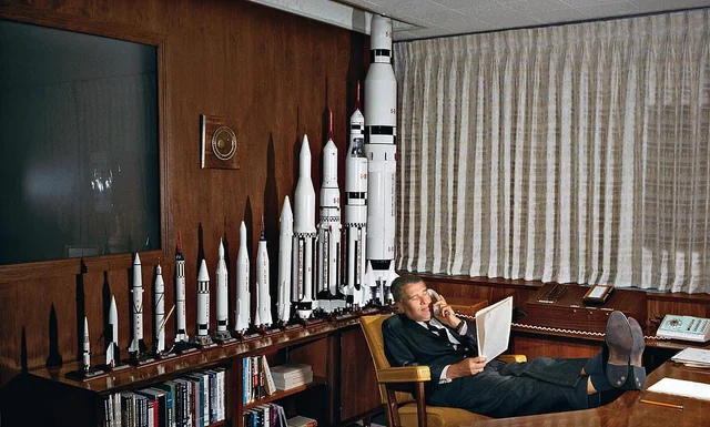 Wernher von Braun at NASA, 1960s