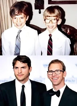 Ashton Kutcher and Michael Kutcher