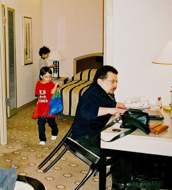 His face says it all.