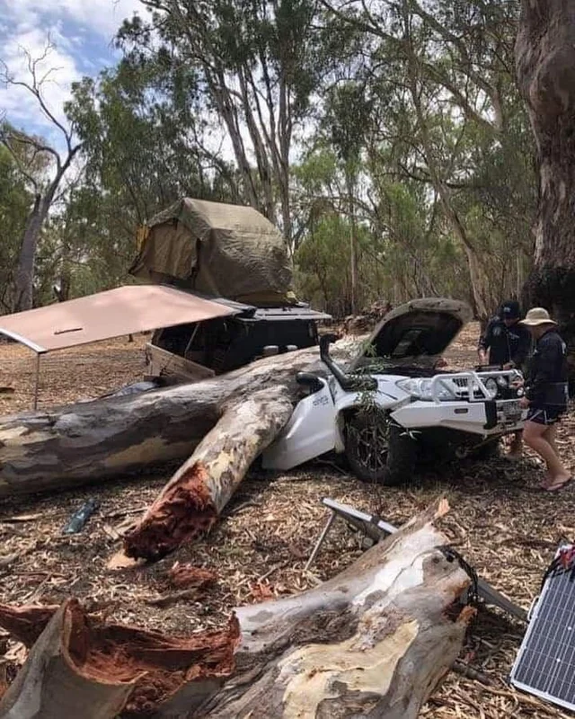 Camping is just nature constantly humbling you.