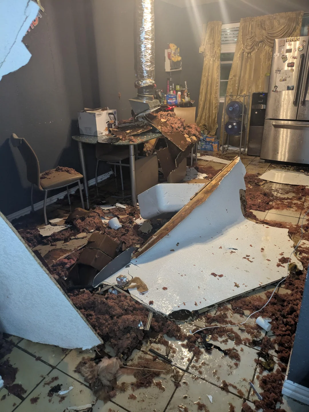 Maybe it was that extra cereal I put up there.