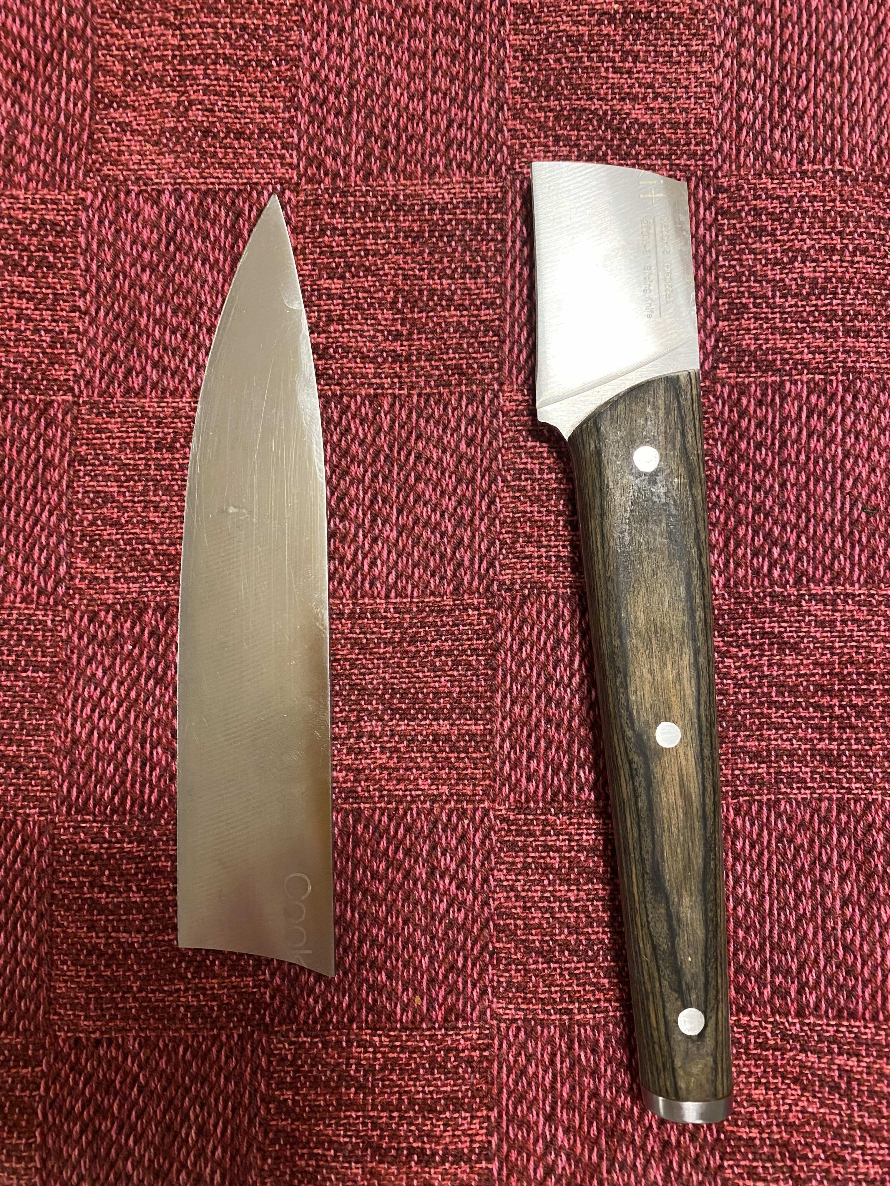 When the knife gives up before you do.