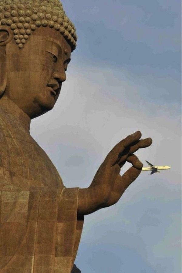 Buddha Catches Flights, Not Feelings