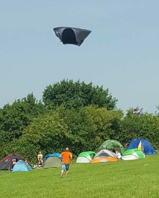 His Tent Went Camping Without Him.