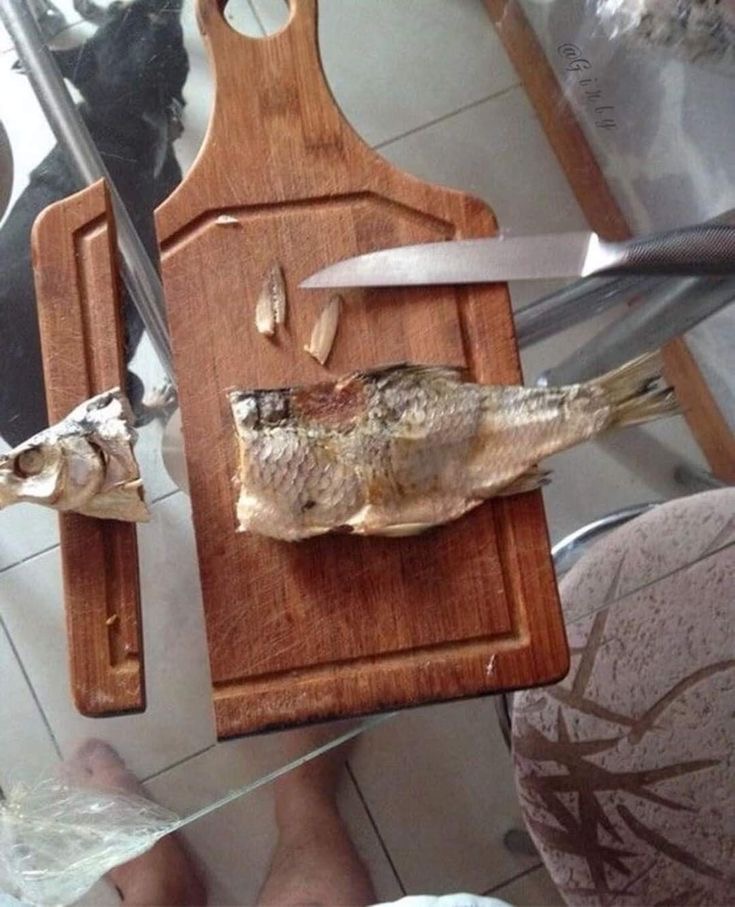Fish? Filleted. Cutting Board? Also Filleted.