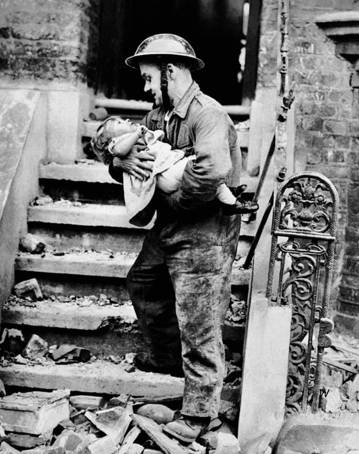 War at Home: Child Rescued After V1 Rocket Strike