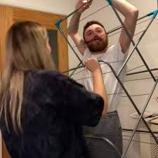 The drying rack won this round.