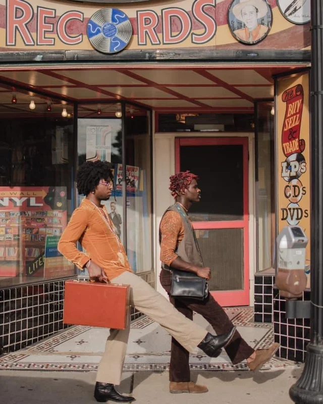 Looking right out of a 70s album cover.