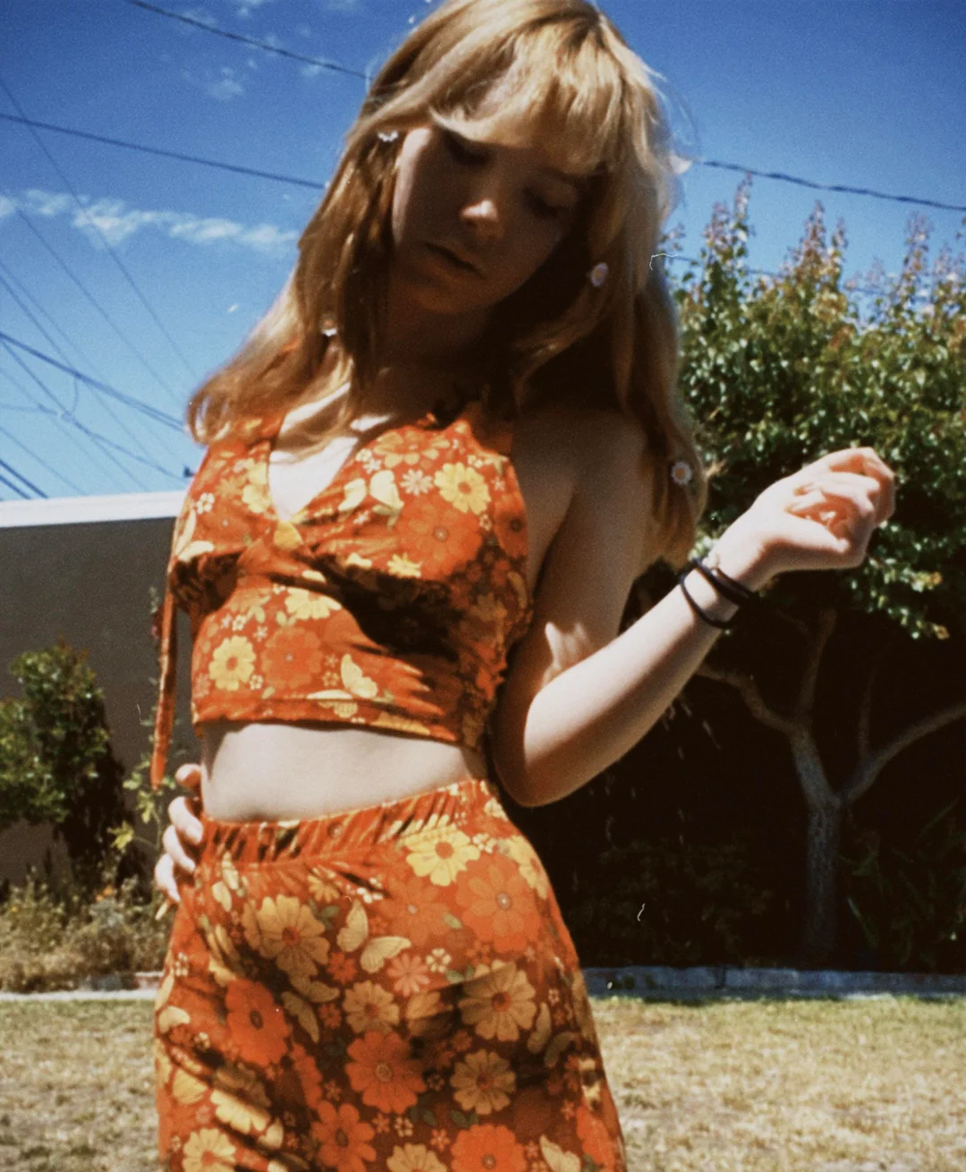 Summer is light and the polyester is blooming still.