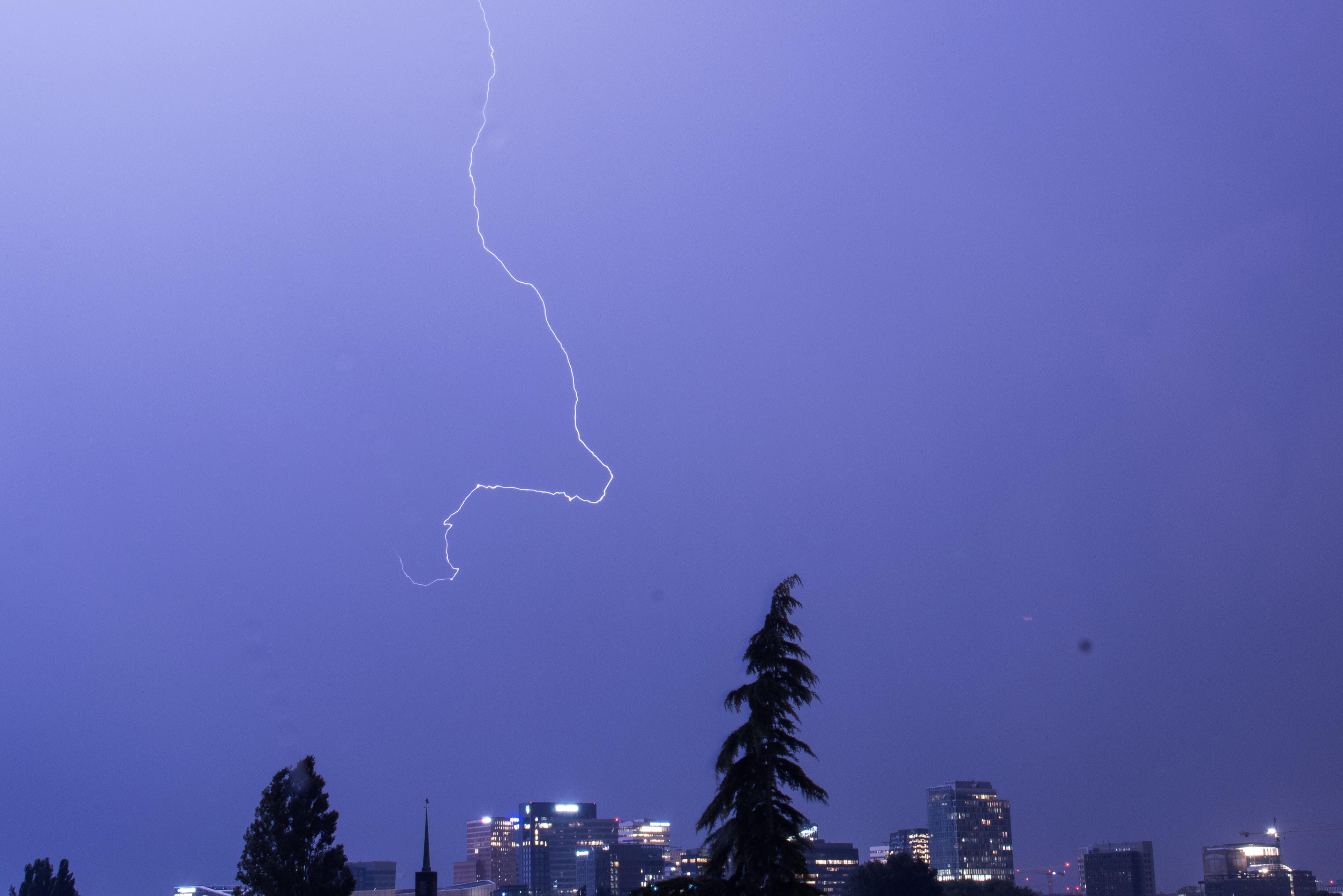 Cue the thunder 0.5 seconds later.